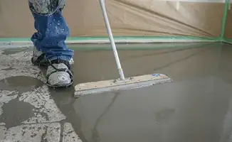 Uneven floor being professionally repaired in San Francisco, CA